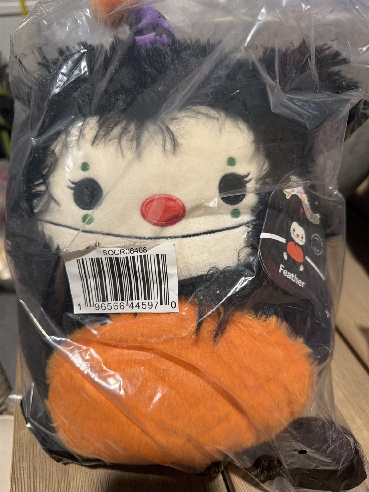 NEW 2024 Squishmallow Feather the Bigfoot Clown | Mallow Mash Select  12”