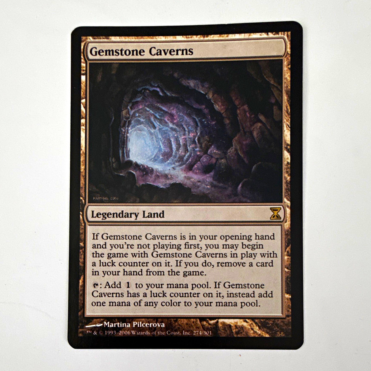 Magic: The Gathering Gemstone Caverns 274/301 Time Spiral  Rare Land 2006