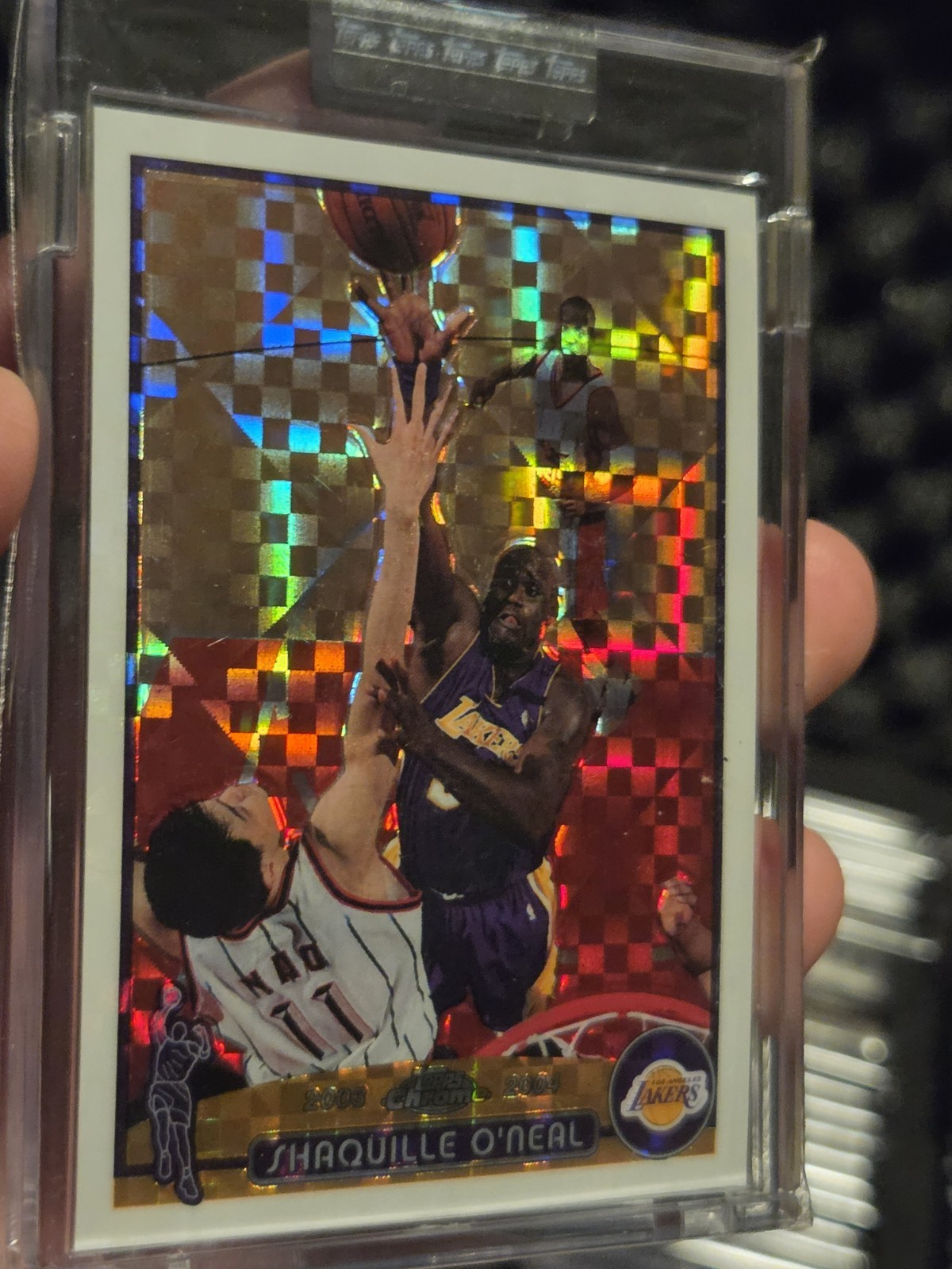 Topps Chrome 2003-04 Shaquille O\'Neal X-Fractor #34 031/220 