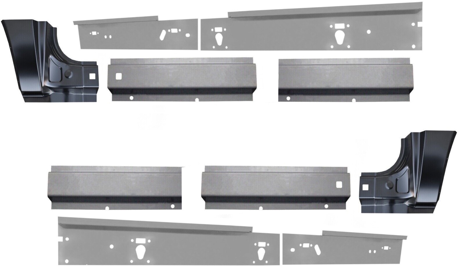 2000-2005 Ford Excursion Front & rear Door Inner & Outer Rocker Panels & dog Leg