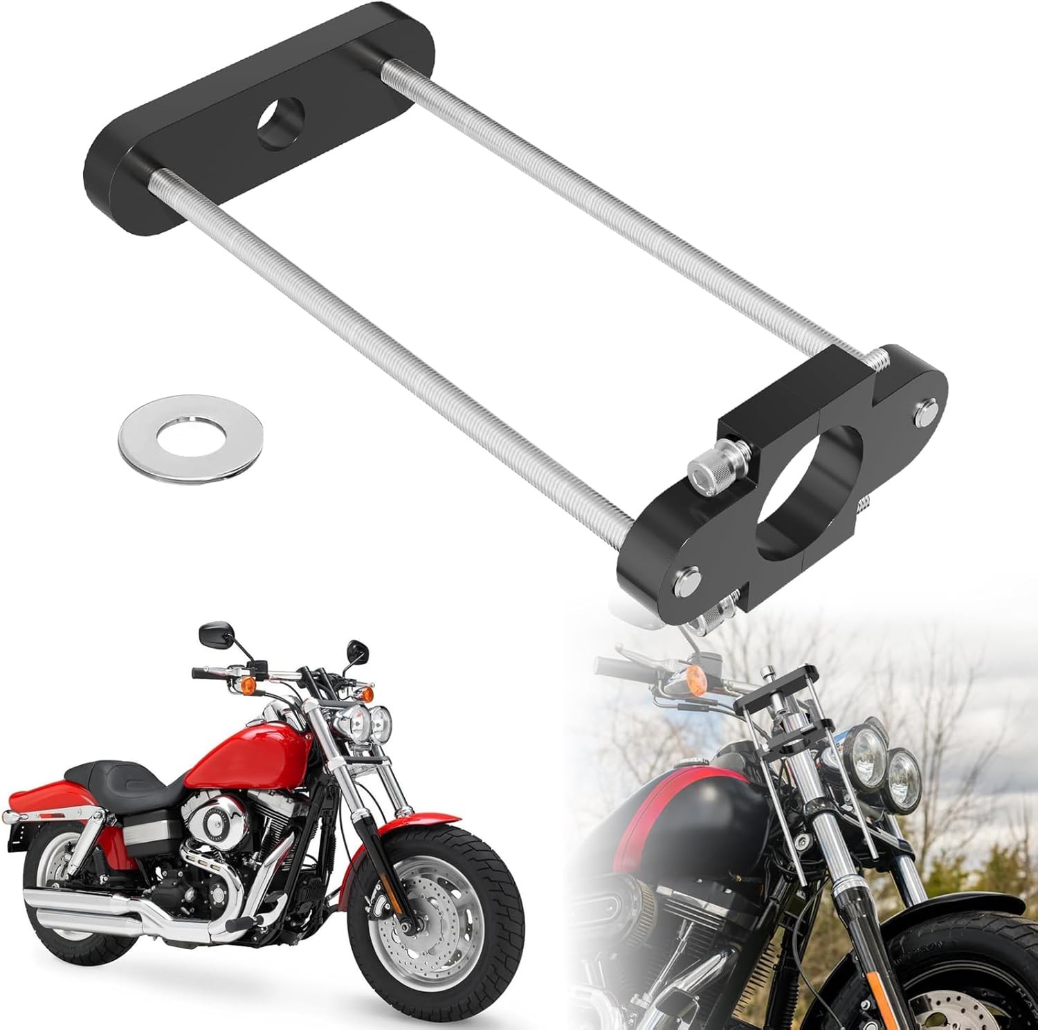 49mm Fork Cap Installation Tool Compatible with Harley Davidson Touring FLH/FLT 49mm Fork Cap Installation Tool Compatible with Harley Davidson Touring FLH/FLT