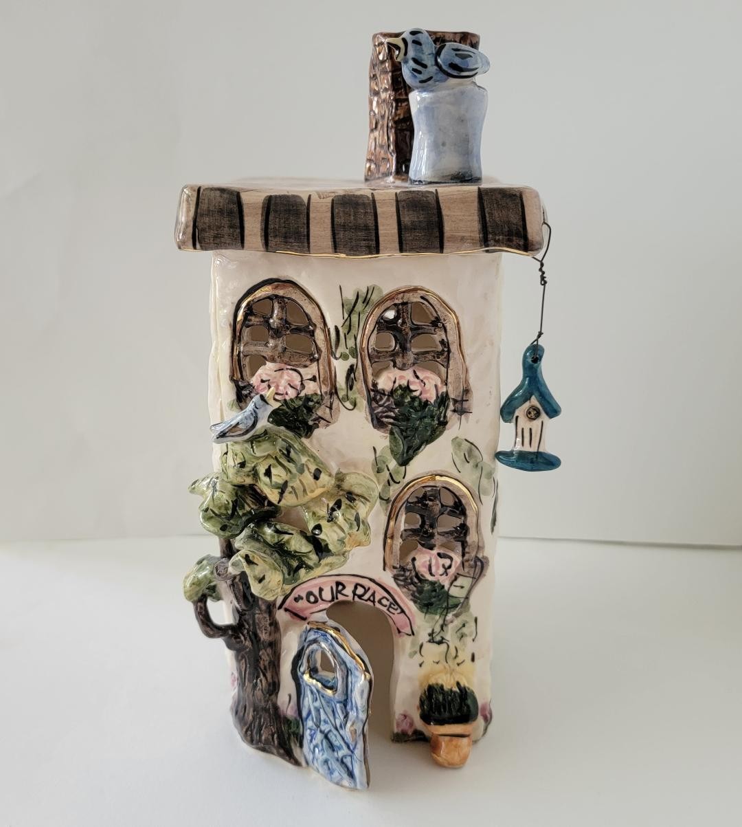 Vintage Heather Goldminc Blue Sky Clayworks \ Vintage Heather Goldminc Blue Sky Clayworks \