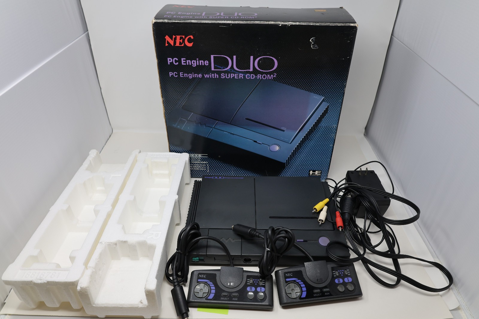 NEC PC Engine DUO Turbo Duo Console System PI-TG8 Box *US Seller* *Works*