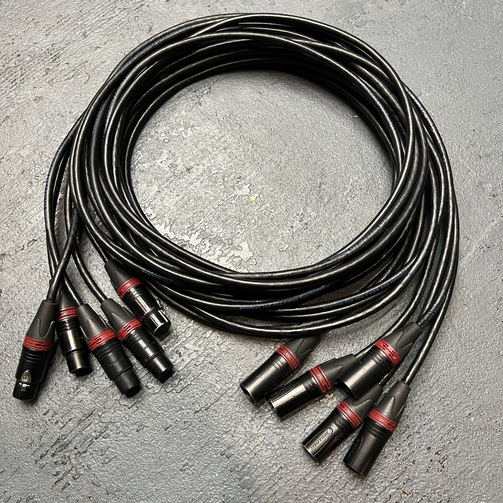 Lex 5 Pin XLR Shield Data Cable 10 Ft ( LEX DMX-5P-10 ) Neutrik Lot Of 5 Lex 5 Pin XLR Shield Data Cable 10 Ft ( LEX DMX-5P-10 ) Neutrik Lot Of 5