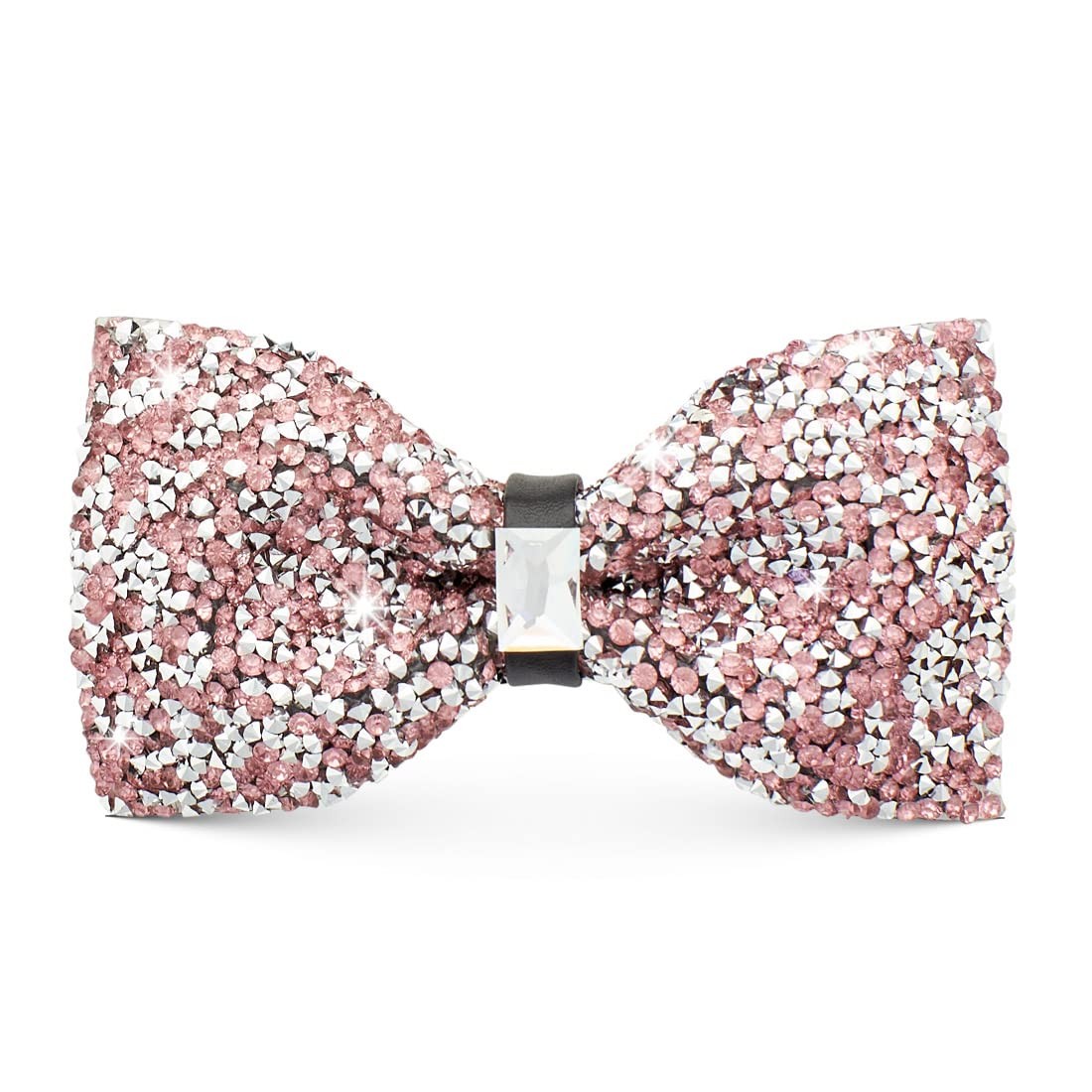 Rhinestone Bow Ties for men, Adjustable Length Sequin Pre-Tied Bow Ties