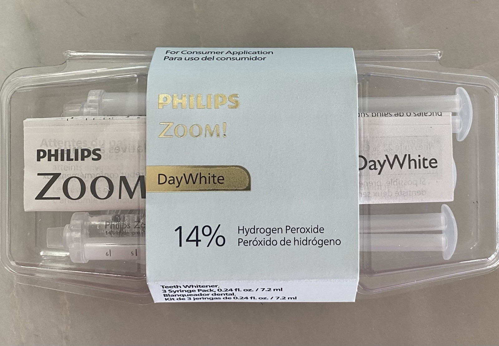 Teeth Whitening Gel Day White 14% Gel - 3 Syringes Pack Teeth Whitening Gel Day White 14% Gel - 3 Syringes Pack