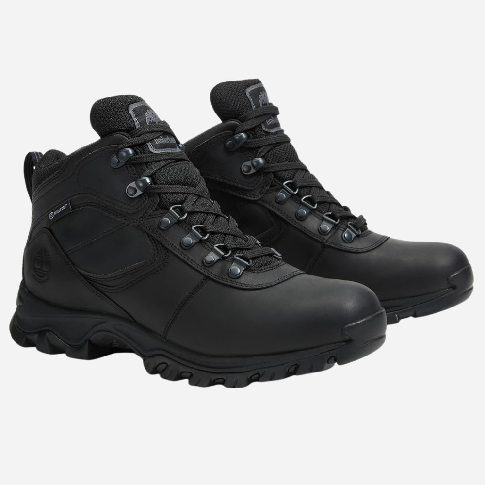 Timberland Men's Mt. Maddsen Mid Waterproof Leather Trail Hiking Boots Black Timberland Men's Mt. Maddsen Mid Waterproof Leather Trail Hiking Boots Black