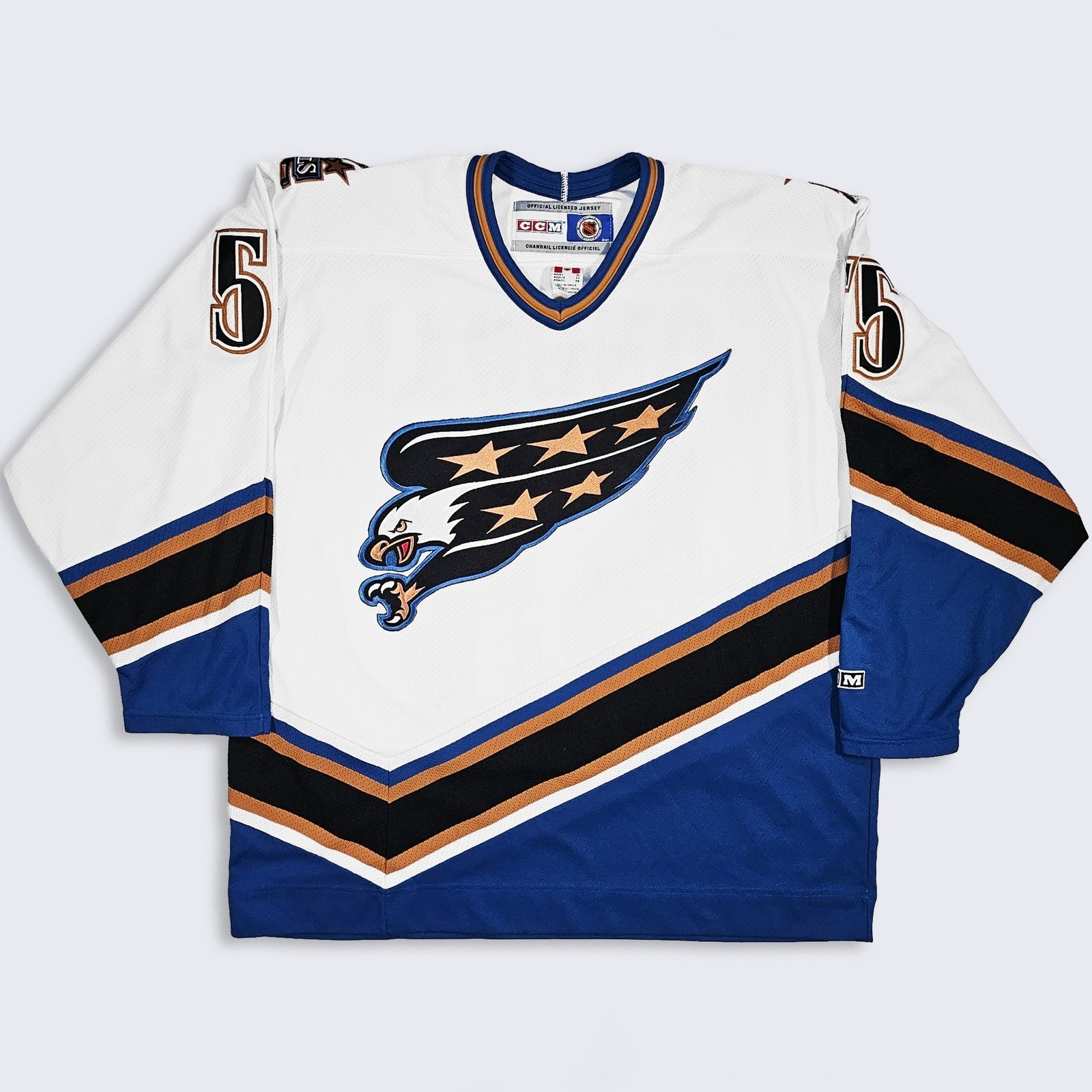 Washington Capitals Vintage Sergei Gonchar Screaming Eagle CCM Hockey Jersey Washington Capitals Vintage Sergei Gonchar Screaming Eagle CCM Hockey Jersey