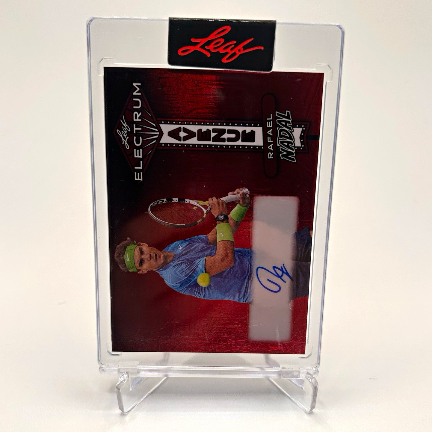 Leaf 2024 Electrum Avenue Rafael Nadal Auto Tennis Leaf 2024 Electrum Avenue Rafael Nadal Auto Tennis