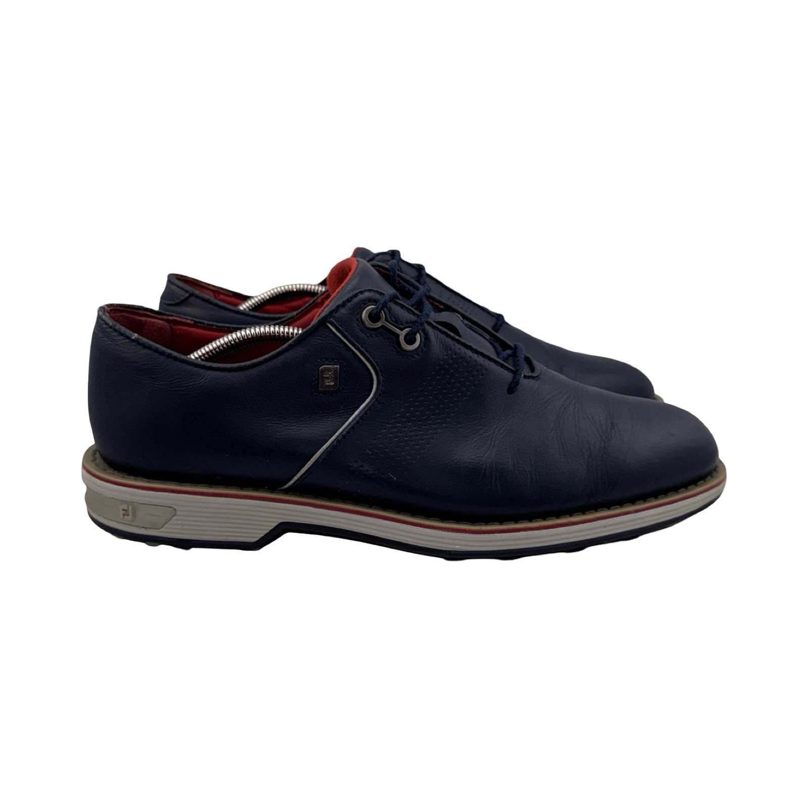 FootJoy Premiere Series Flint Navy Blue 53919 Spikeless Golf Shoes Mens Sz 9M FootJoy Premiere Series Flint Navy Blue 53919 Spikeless Golf Shoes Mens Sz 9M