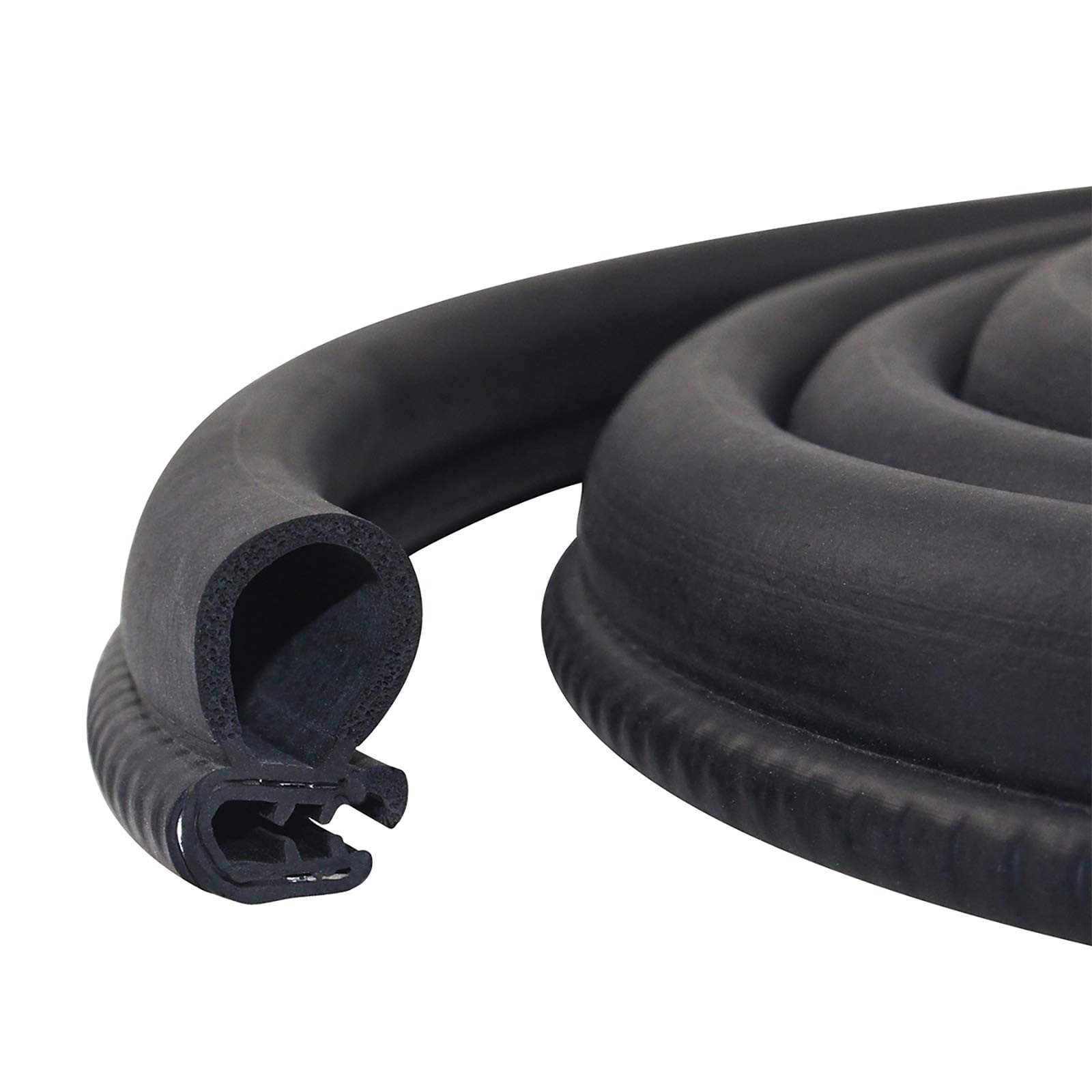 Storystore Automotive Door Weather Stripping 20Ft, Side Bulb Car Door Seal