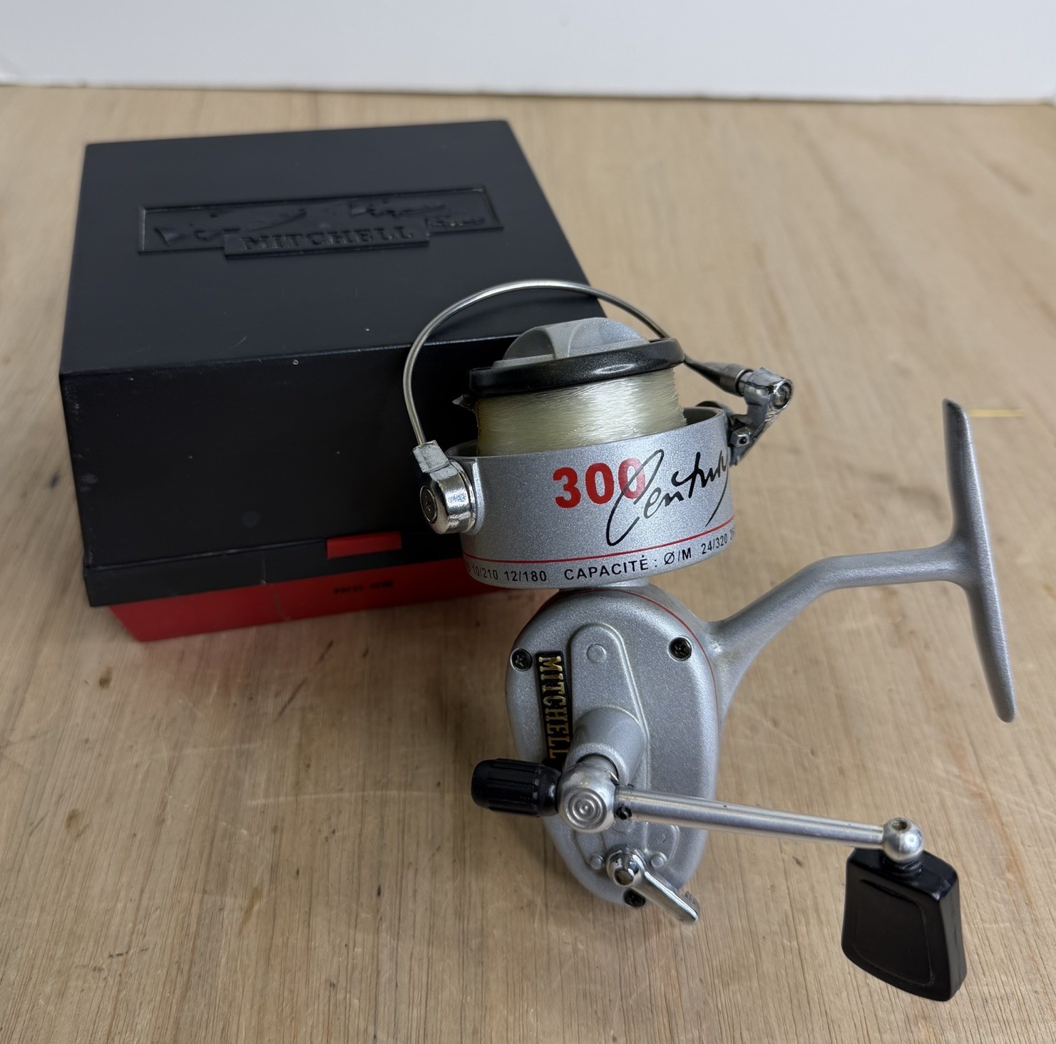 VTG MITCHELL 300 CENTURY LIMITED EDITION 50TH ANNIVERSARY SPINNING REEL W/ CASE