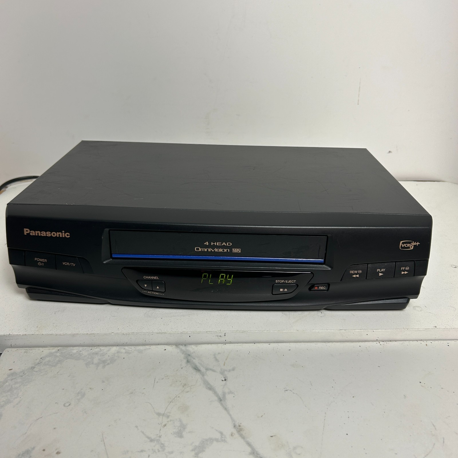 Vintage Panasonic PV-V4520 4-Head Hi-Fi Omnivision VCR Tested Working SKU s315