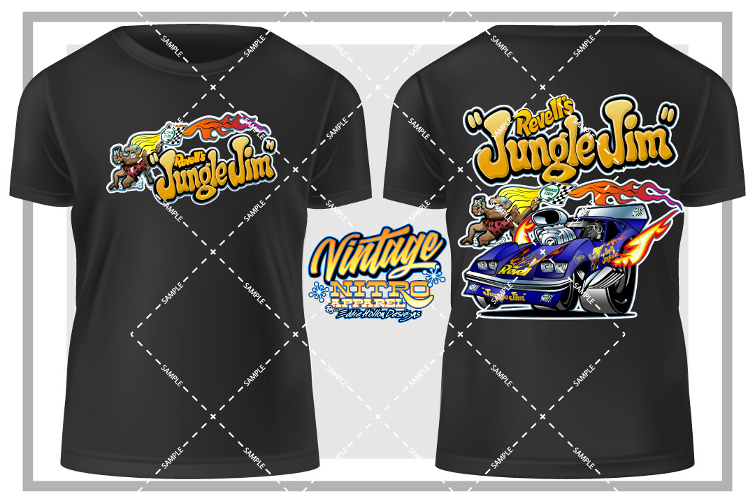 Jungle Jim TOON Funny Car (318) T-Shirt