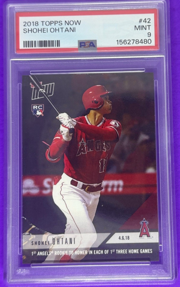 Topps 2018 Now Shohei Ohtani #42 RC Base /4654 Los Angeles Angels Topps 2018 Now Shohei Ohtani #42 RC Base /4654 Los Angeles Angels