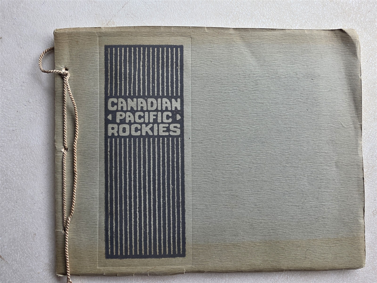 Canadian Pacific Rockies Antique c1910 Book Portfolio of Photos 24 Photogravures