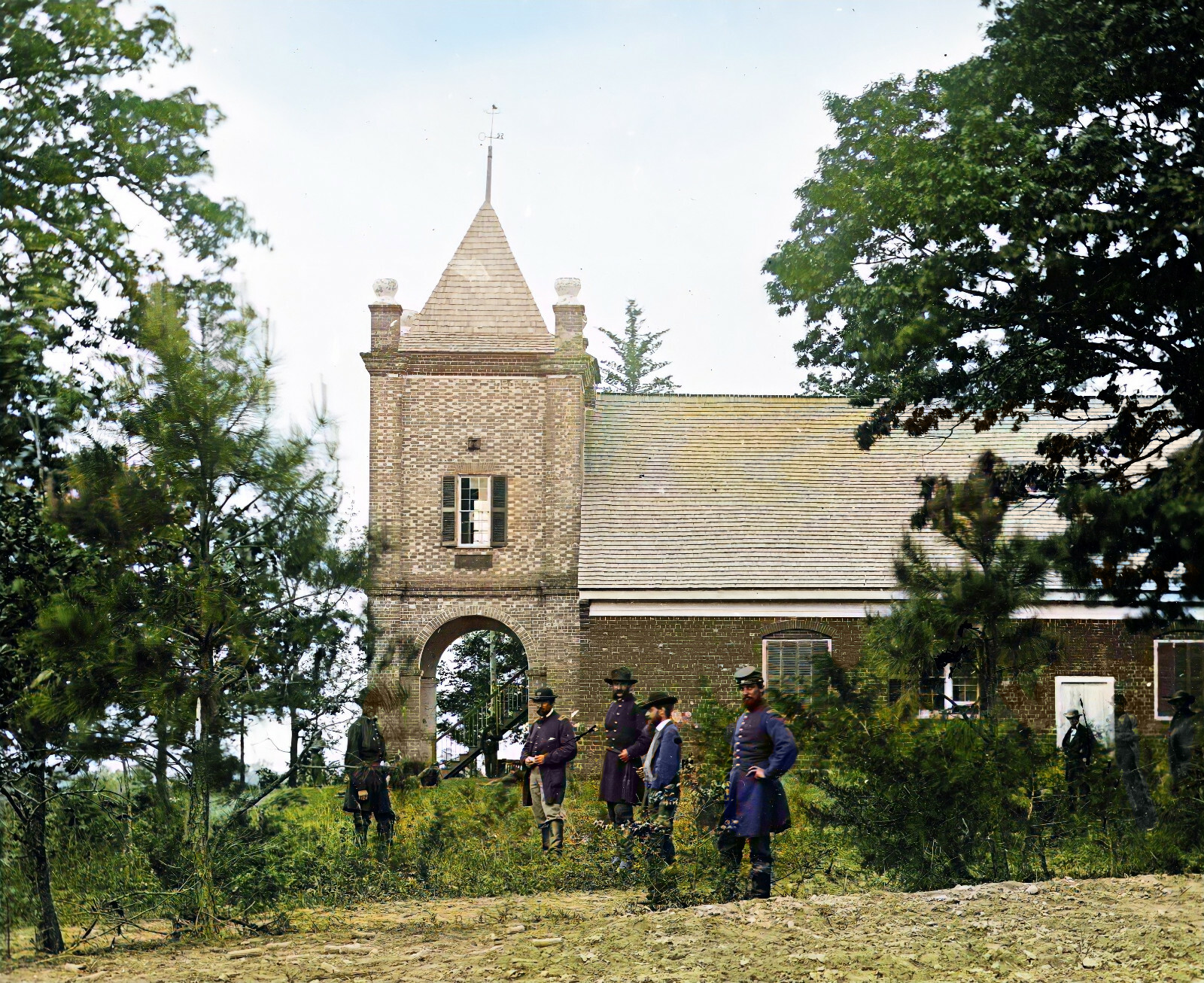 1862 St. Peter\'s church with Federal soldiers 11 x 14\' Photo Print 1862 St. Peter\'s church with Federal soldiers 11 x 14\' Photo Print