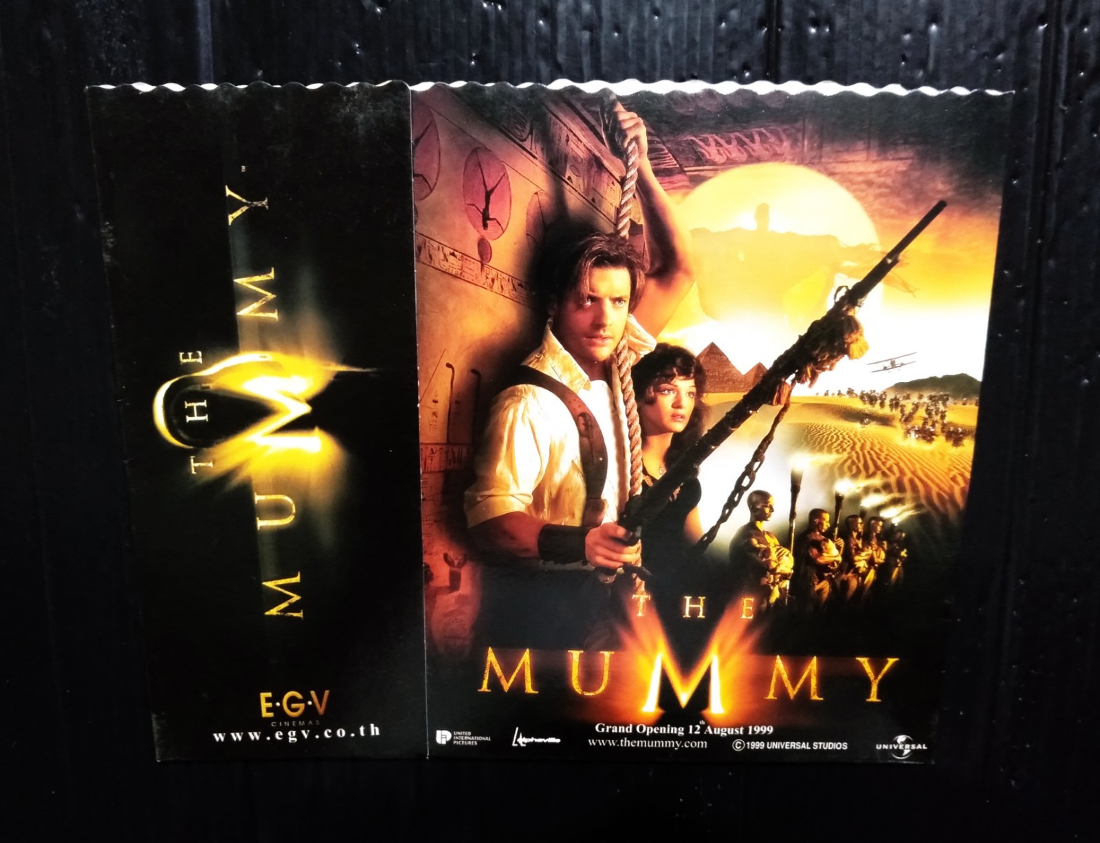 The Mummy Brendan Fraser Rachel Weisz Vintage 1999 THAI SP Popcorn Pack UNUSED
