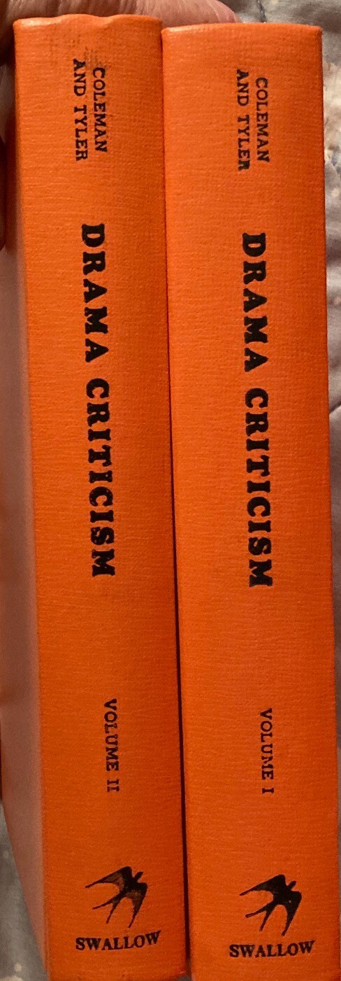 Drama Criticism Volumes 1 and 2 