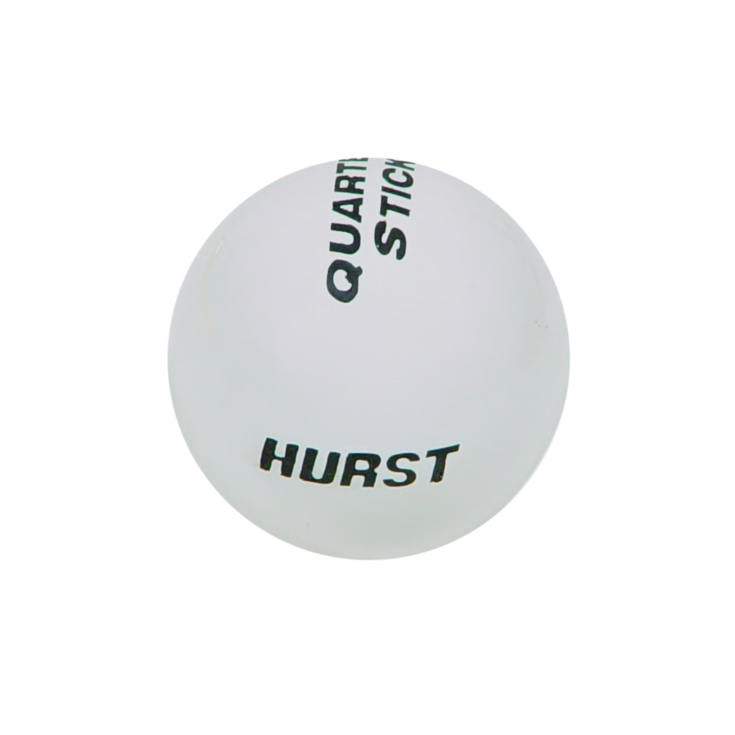 Hurst 1631036 Shift Knob - White Quarter Stick