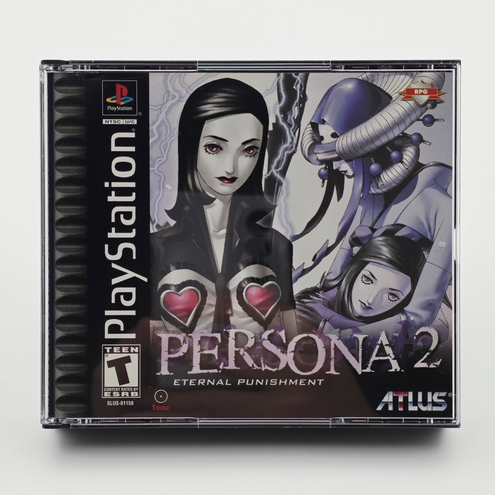 Persona 2 Eternal Punishment PlayStation 1 Authentic Tested CIB w/ Reg Card Persona 2 Eternal Punishment PlayStation 1 Authentic Tested CIB w/ Reg Card