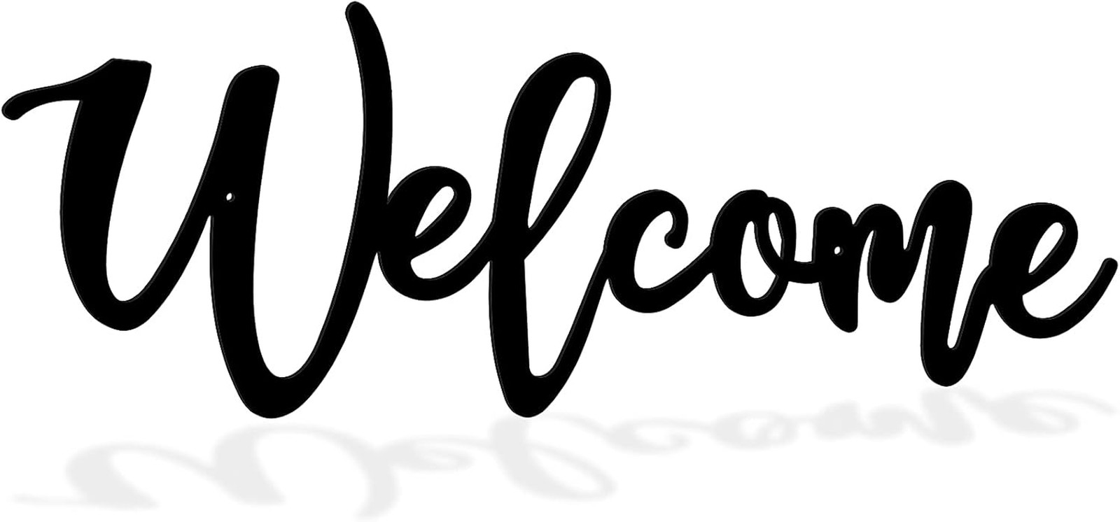 Welcome Sign Metal Wall Decor Front Door Welcome Sign Cutout Letters Hanging Wal Welcome Sign Metal Wall Decor Front Door Welcome Sign Cutout Letters Hanging Wal