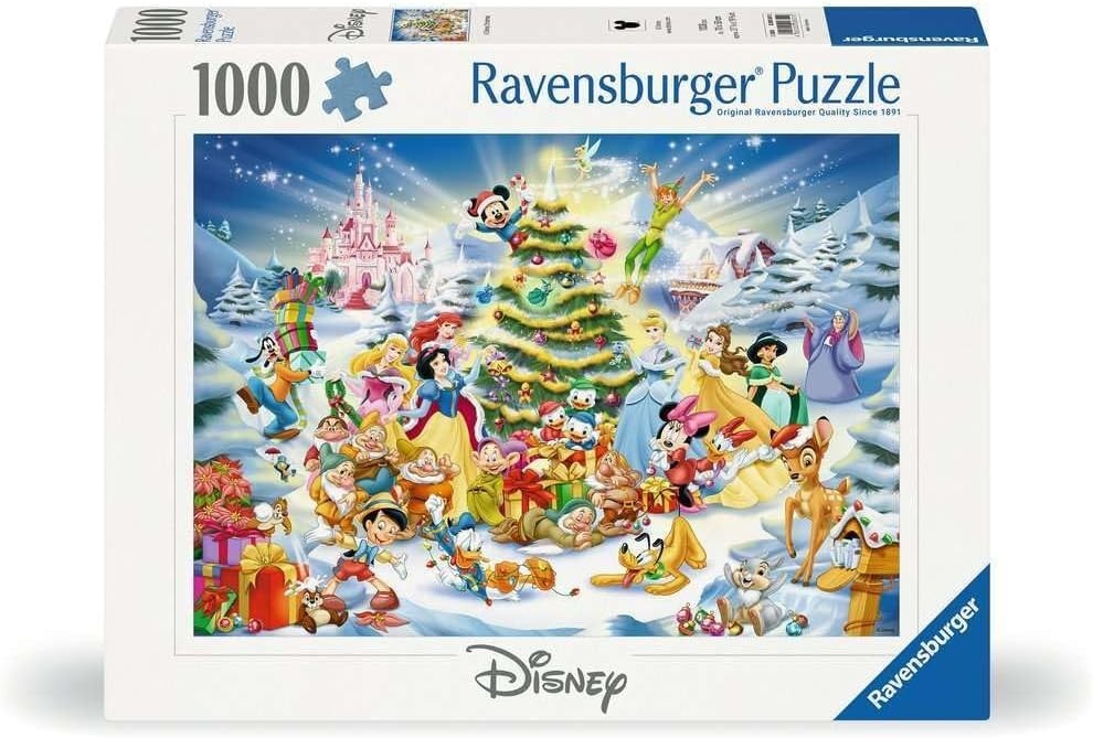 NEW SEALED Ravensburger 00651 Disney Christmas 1000 Pc Jigsaw Puzzle USA SELLER NEW SEALED Ravensburger 00651 Disney Christmas 1000 Pc Jigsaw Puzzle USA SELLER