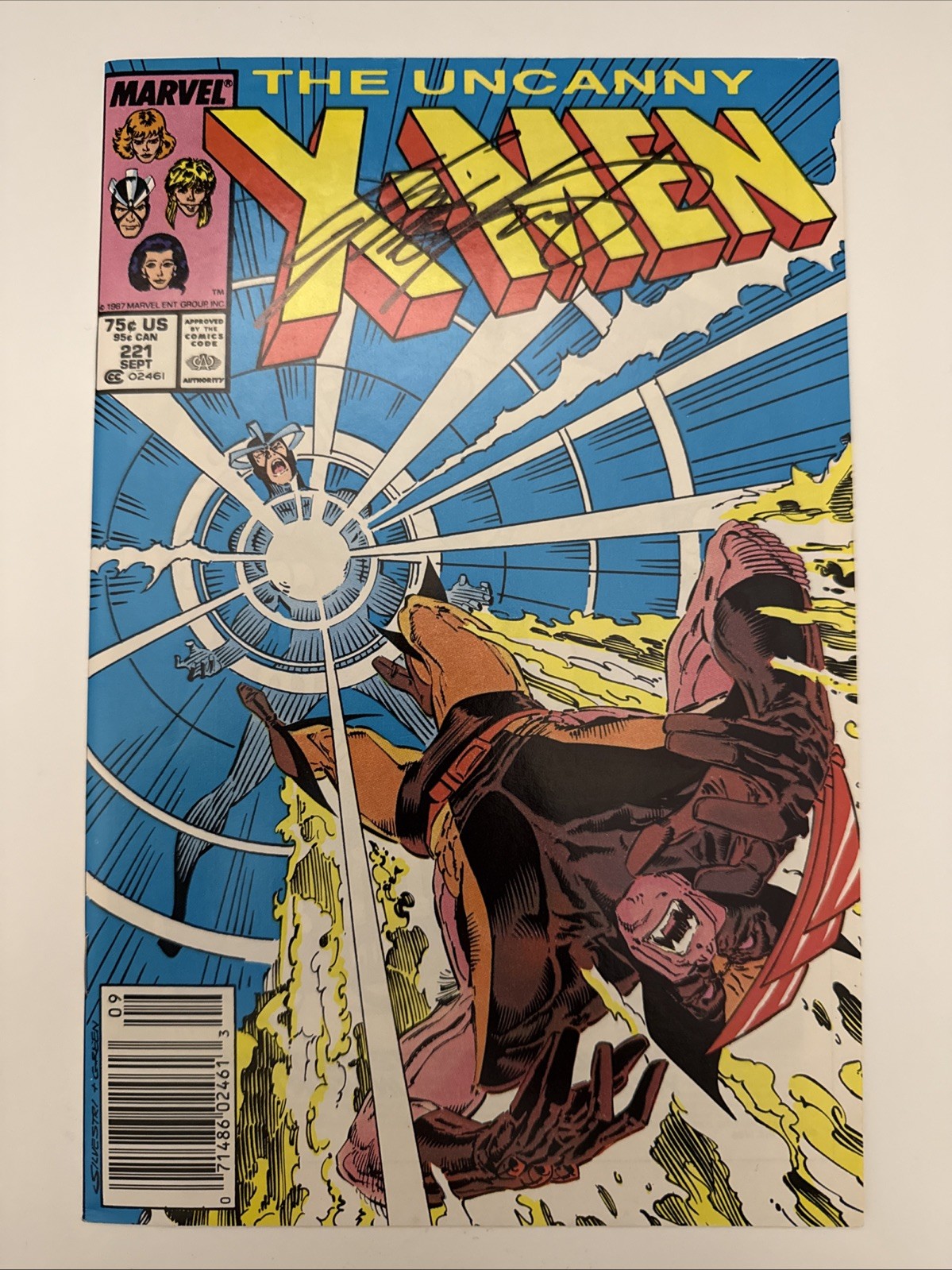 The Uncanny X-Men #221 Newsstand 🔑KEY ISSUE 🔥HIGH GRADE AND SIGNED CLAREMONT