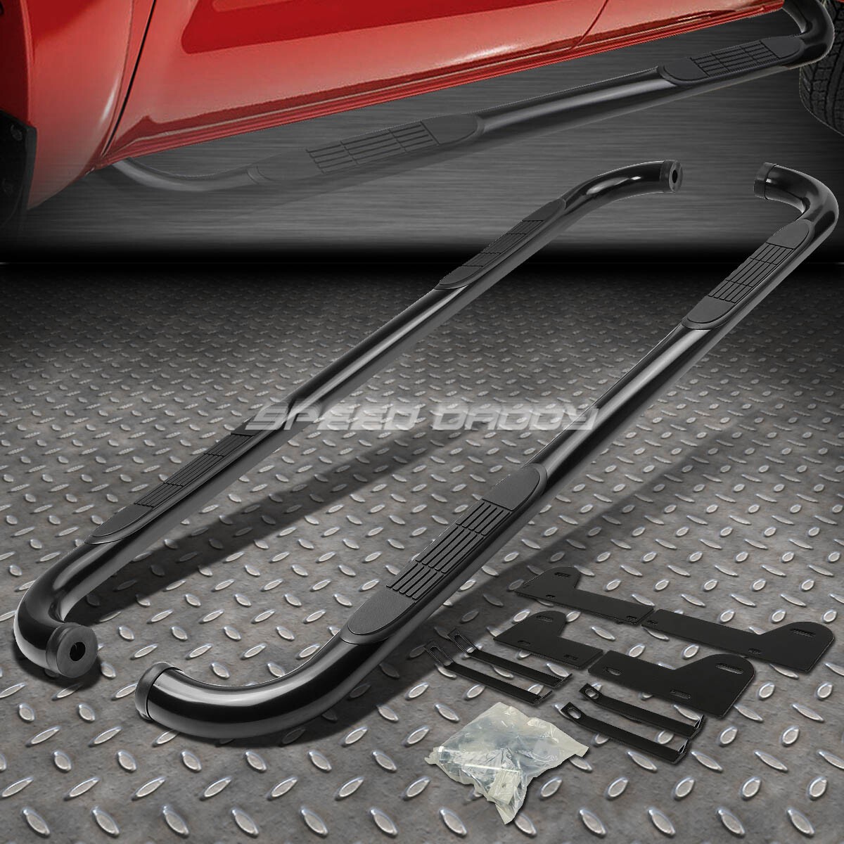 FOR 02-09 DODGE RAM 1500-3500 CREW CAB BLACK 3\ FOR 02-09 DODGE RAM 1500-3500 CREW CAB BLACK 3\