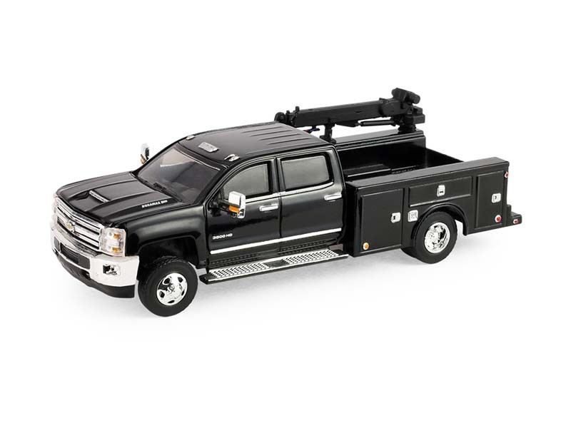 2016 Chevrolet Silverado 3500 Dually Crane Truck 1:64 Model - Greenlight 46170D 2016 Chevrolet Silverado 3500 Dually Crane Truck 1:64 Model - Greenlight 46170D