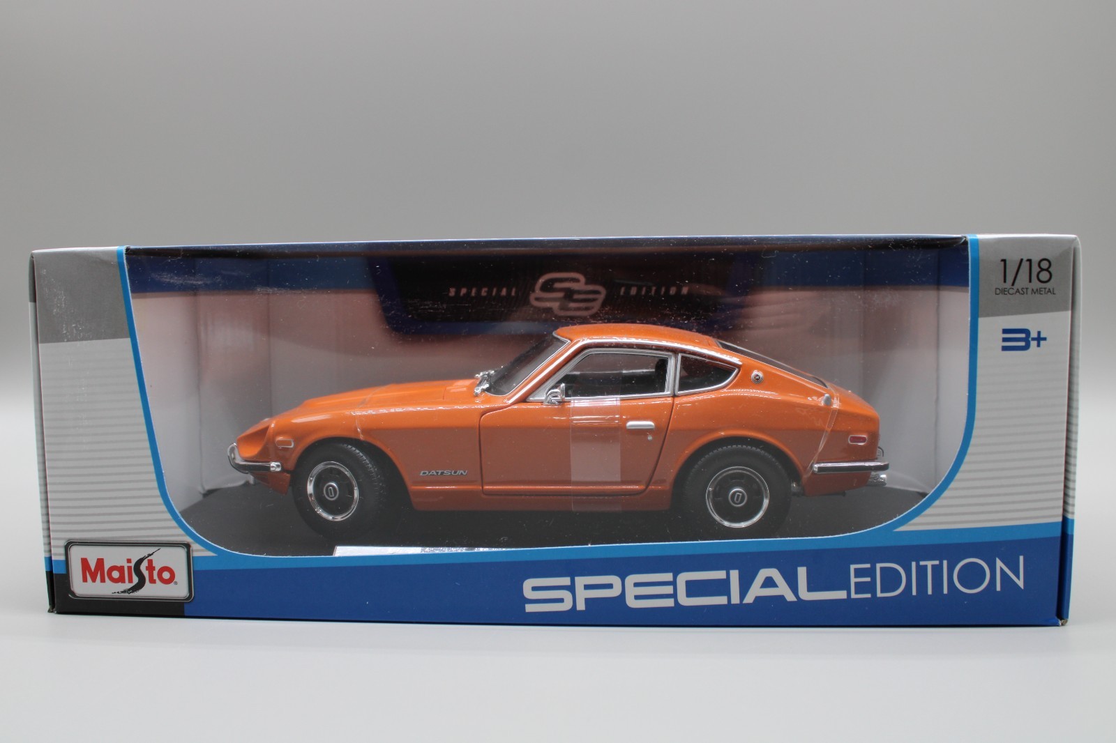 Maisto Special Edition 1971 Datsun 240Z Diecast Model Car Orange 1/18 Scale New