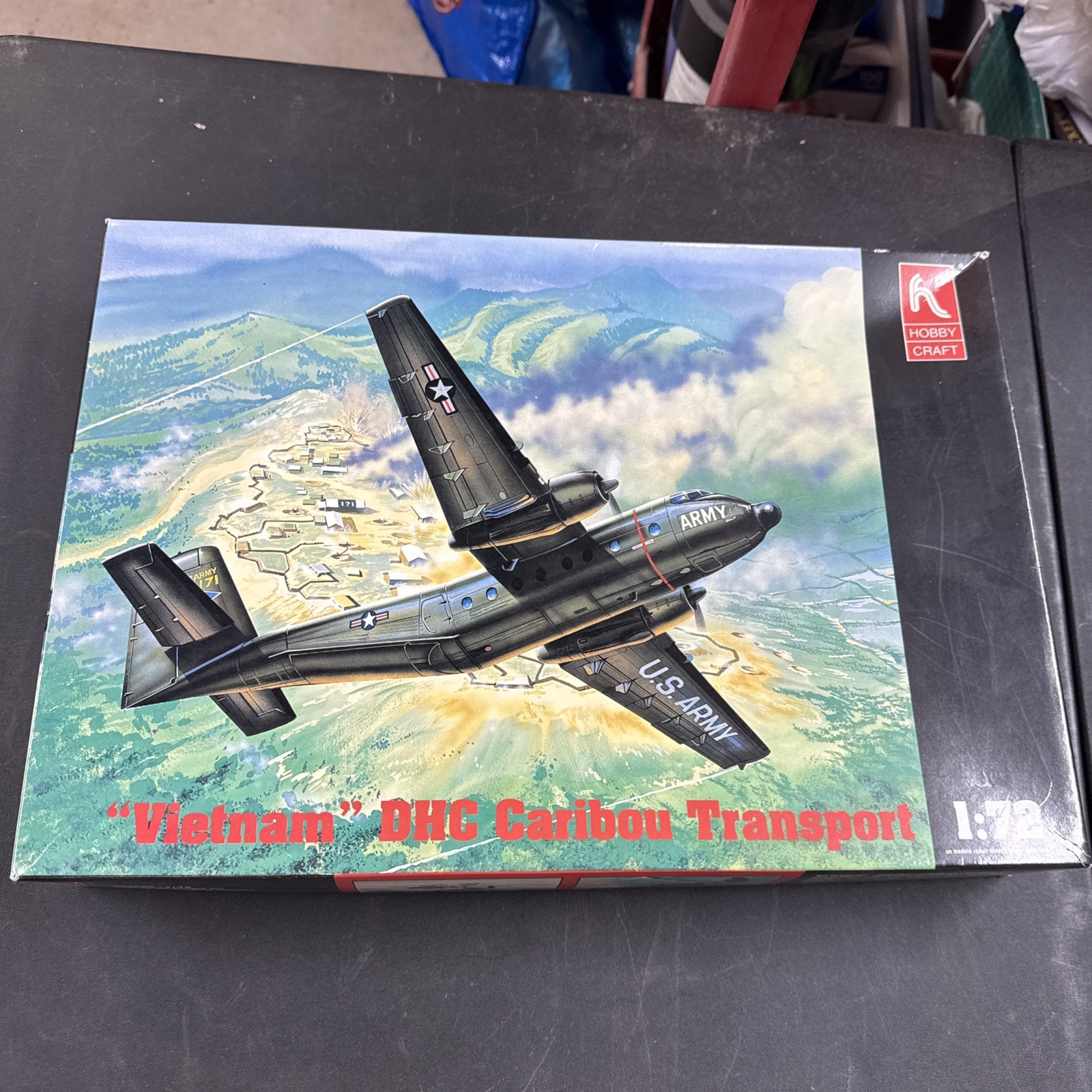 Mint in box parts  Hobbycraft 1/72 Scale DHC Caribou Transport \