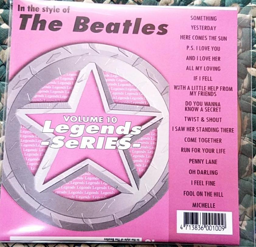 LEGENDS KARAOKE CDG THE BEATLES OLDIES #10 18 SONGS CD+G YESTERDAY
