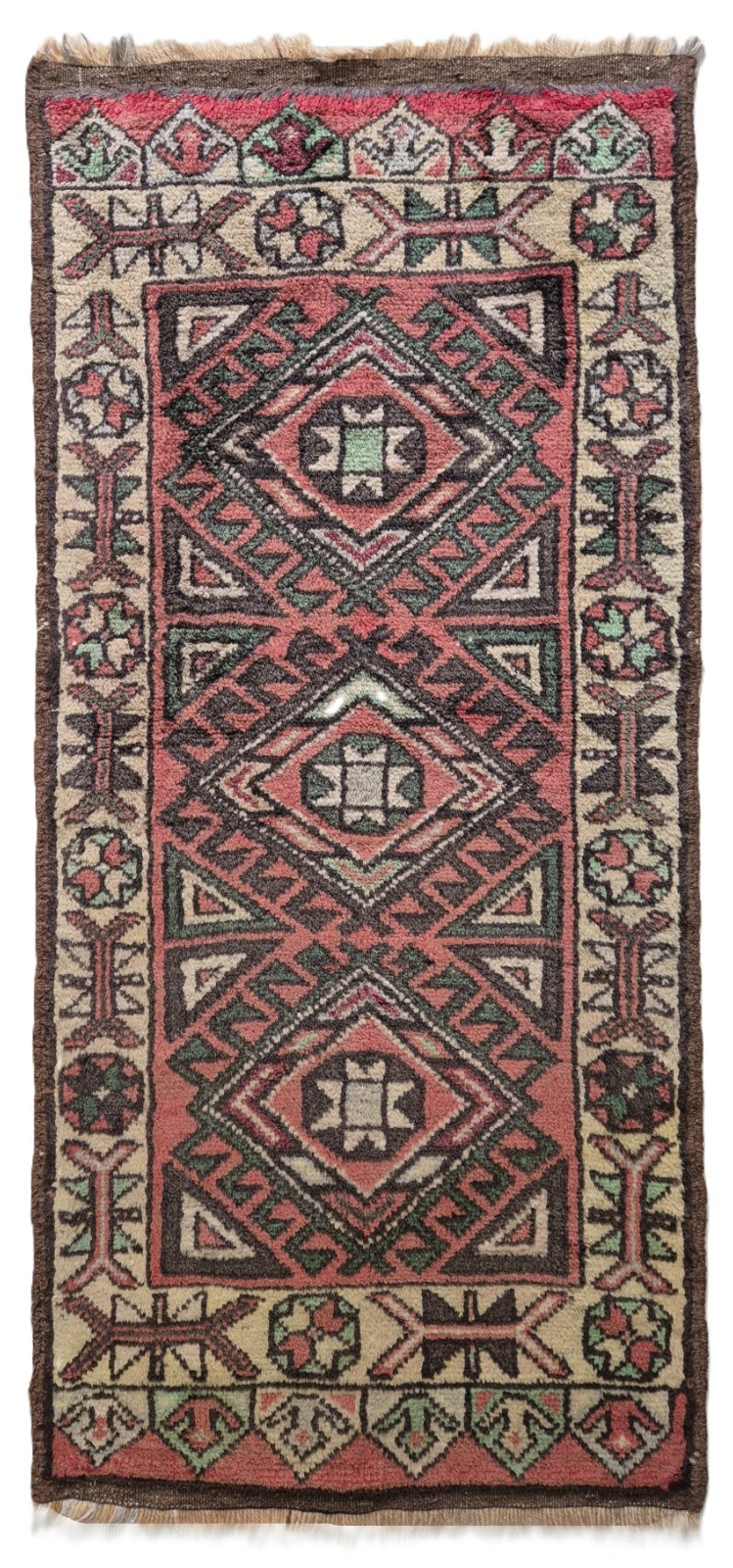 Vintage Anatolian Hand-Knotted Wool Rug 22 Vintage Anatolian Hand-Knotted Wool Rug 22