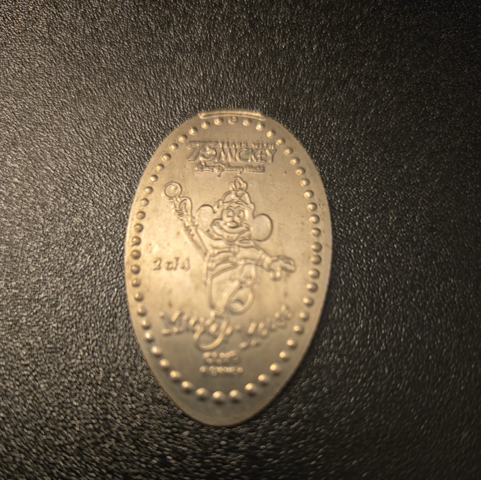 vintage 75 Years with Mickey pressed quarters 2 of 4