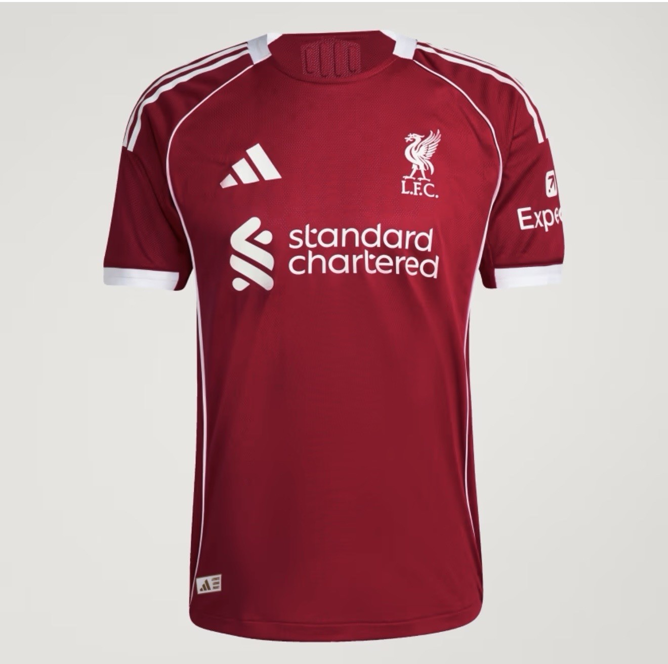 adidas Liverpool FC Soccer Jersey Red White Official Men's Size L Football Shirt adidas Liverpool FC Soccer Jersey Red White Official Men's Size L Football Shirt