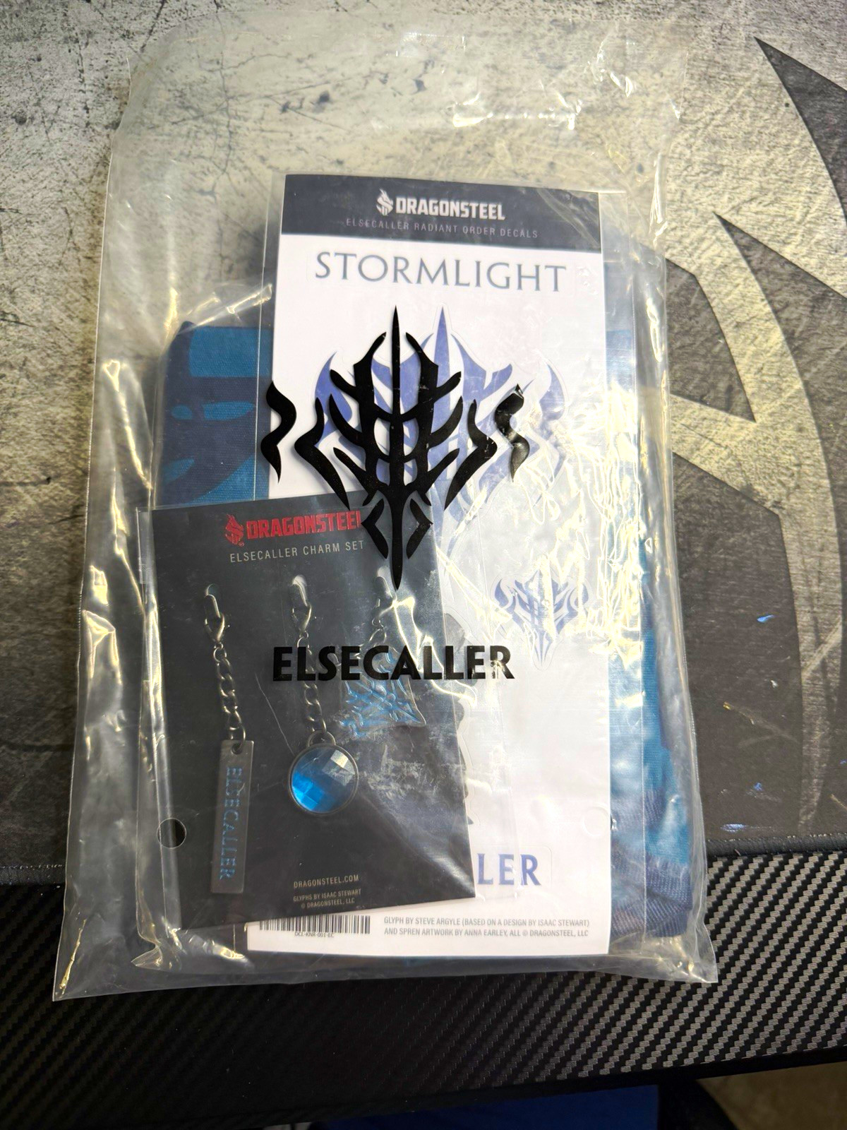 Dragonsteel Stormlight Archive Elsecaller Radiant Order Banner Charms Decals