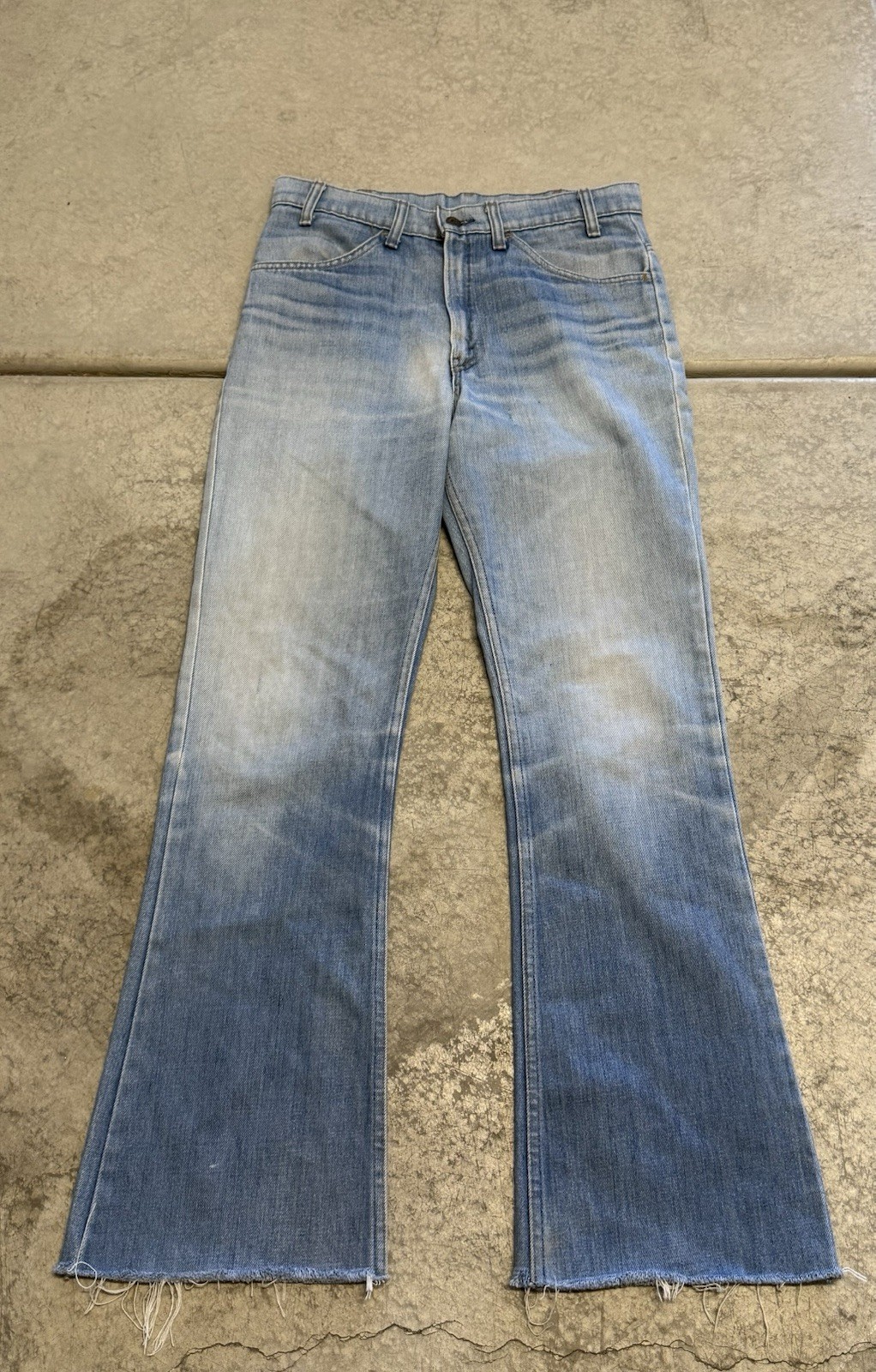 True Vintage Men’s 80’s Levi’s Manufacturer Error Double Tab 646 Denim Flare 30