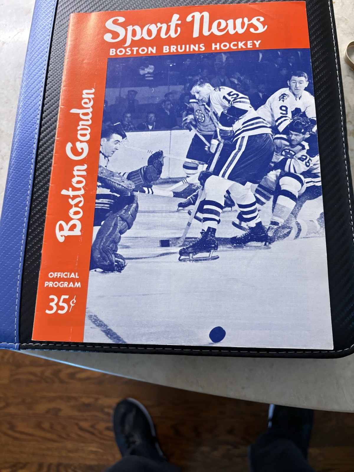 February 12 1963 Sport News Boston Bruins VS NY Rangers Vintage Program Ex. Cond