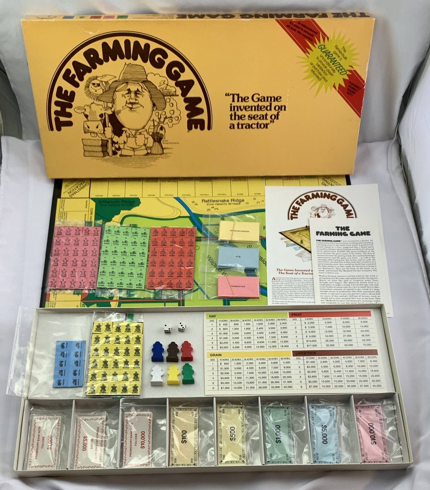1979 The Farming Game Complete in Great Condition 