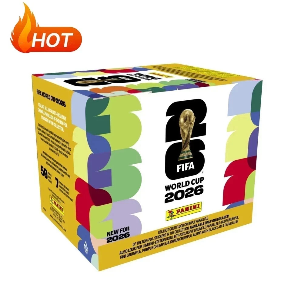 For Panini FIFA World Cup 2026 Official Sticker 50-Pack Box Limited -NEW For Panini FIFA World Cup 2026 Official Sticker 50-Pack Box Limited -NEW