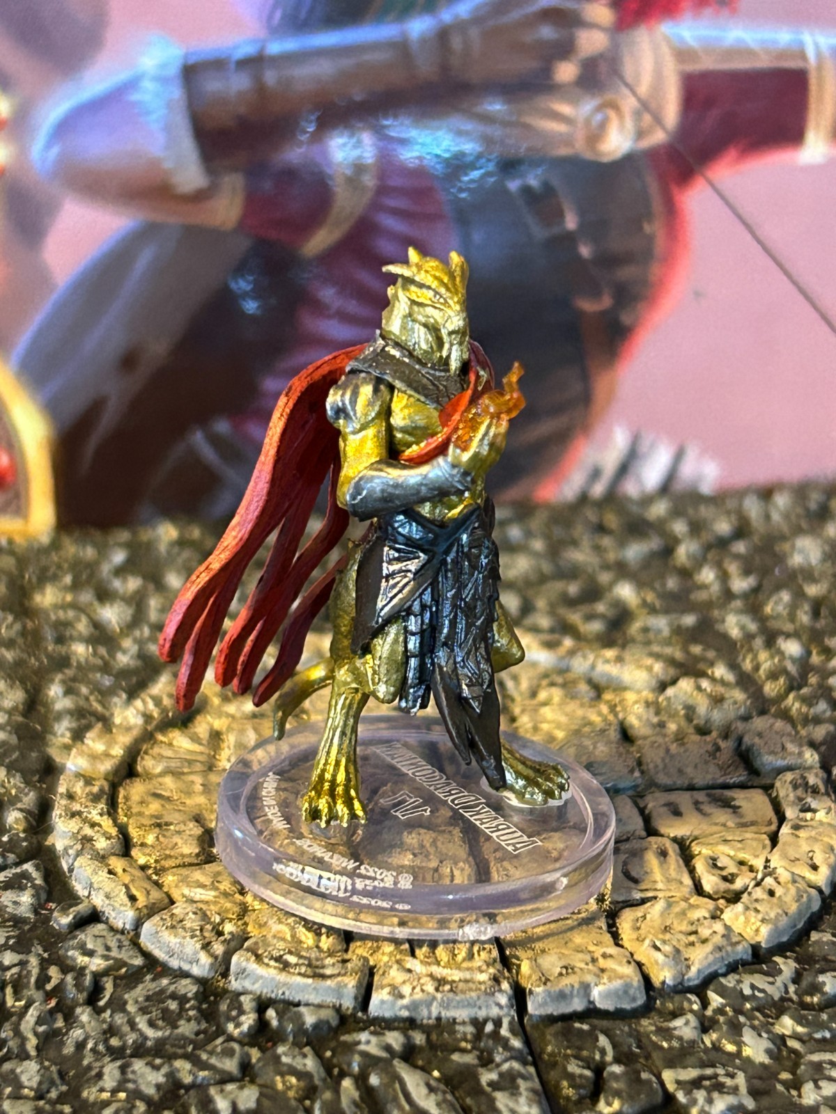 Aurak Draconian D&D Miniature Dungeons Dragons Dragonlance War wizard sorcerer Aurak Draconian D&D Miniature Dungeons Dragons Dragonlance War wizard sorcerer