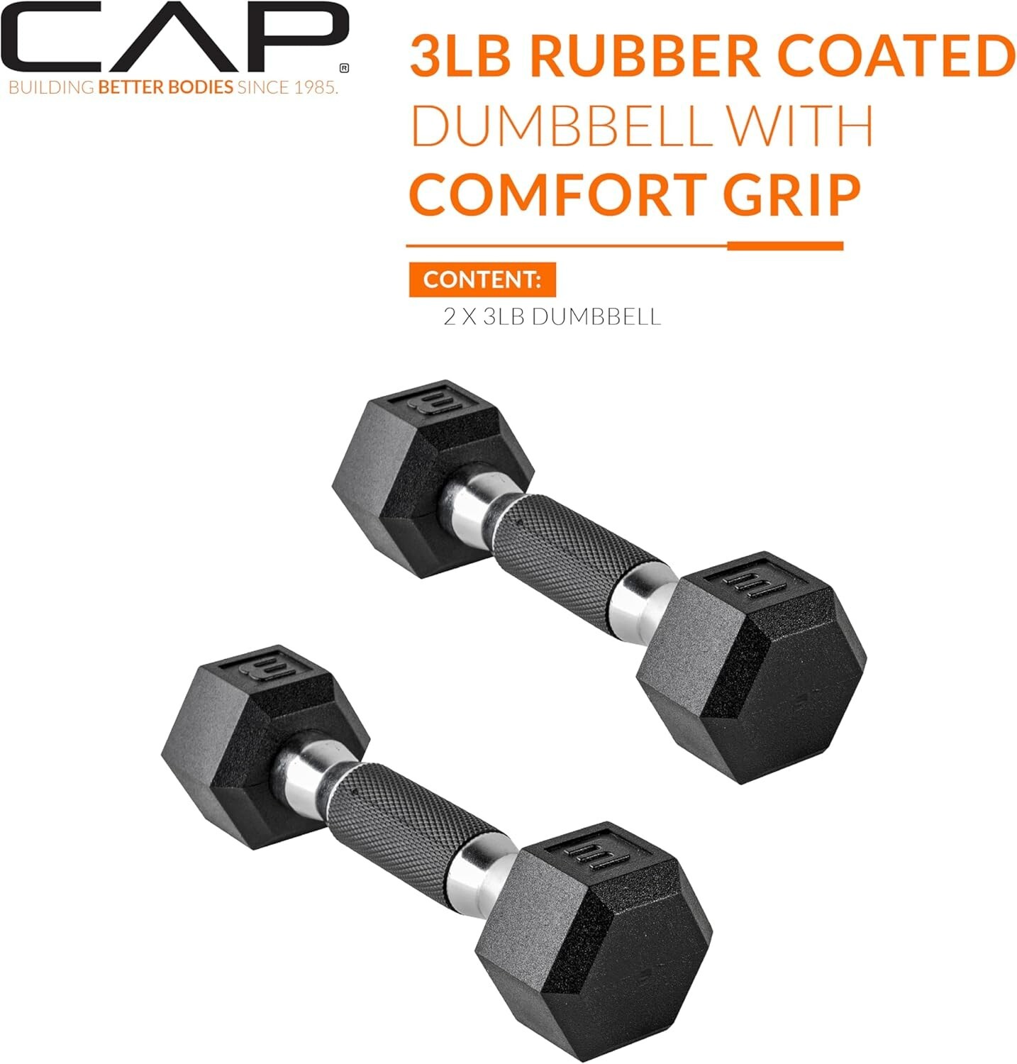 Pair Dumbbell Coated Rubber Dumbbell 3/5/8/10/12/15/20/25/30/35/40/45/50 LBS USA Pair Dumbbell Coated Rubber Dumbbell 3/5/8/10/12/15/20/25/30/35/40/45/50 LBS USA