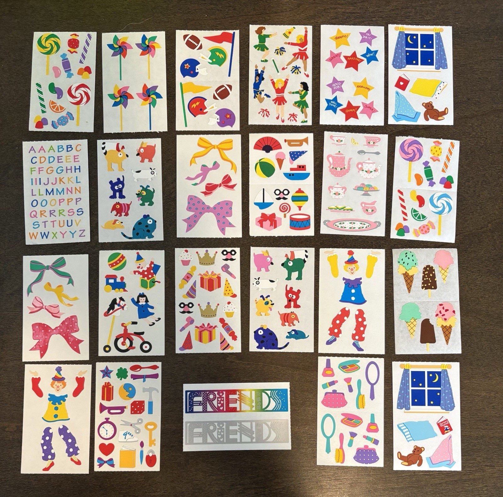 Vintage Mrs. Grossman’s Stickers Lot “Childhood”