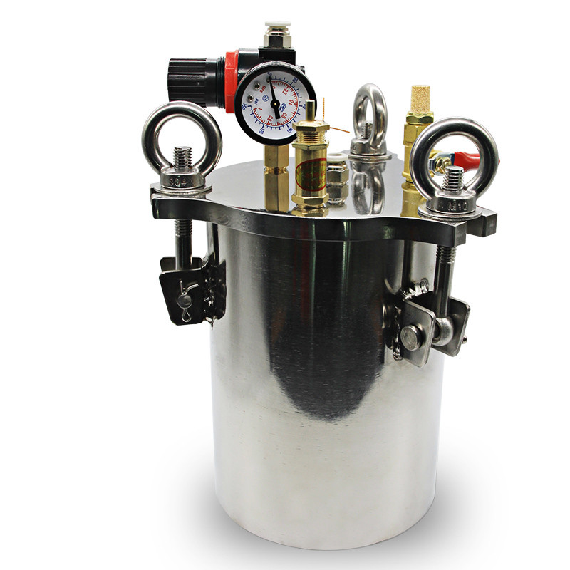 1L-60L Stainless Steel Dispenser Pressure Tank Fluid Dispensing Bucket Newest
