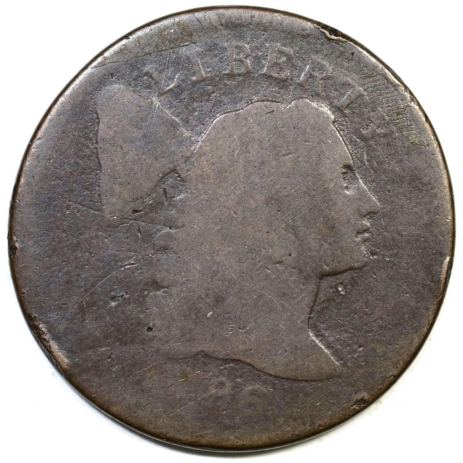 1796 S-85 R-5 Liberty Cap Large Cent Coin 1c 1796 S-85 R-5 Liberty Cap Large Cent Coin 1c