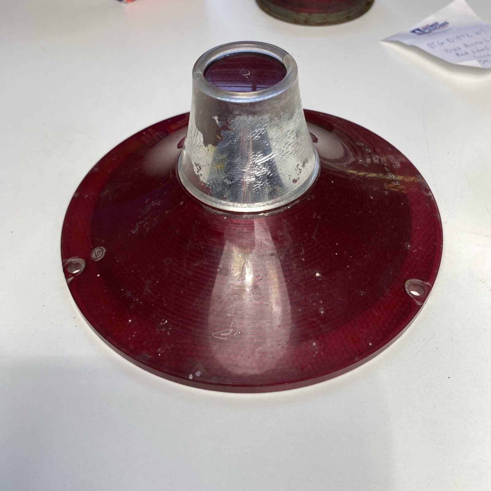 Original 1961 Ford Galaxie Tail Light Lens w/ Chrome Center FoMoCo FRST-61