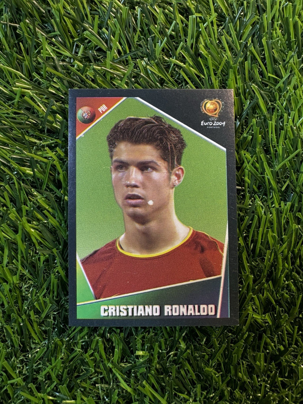 2004 Panini UEFA Euro 2004 - #23 Cristiano Ronaldo Sticker Rookie Portugal