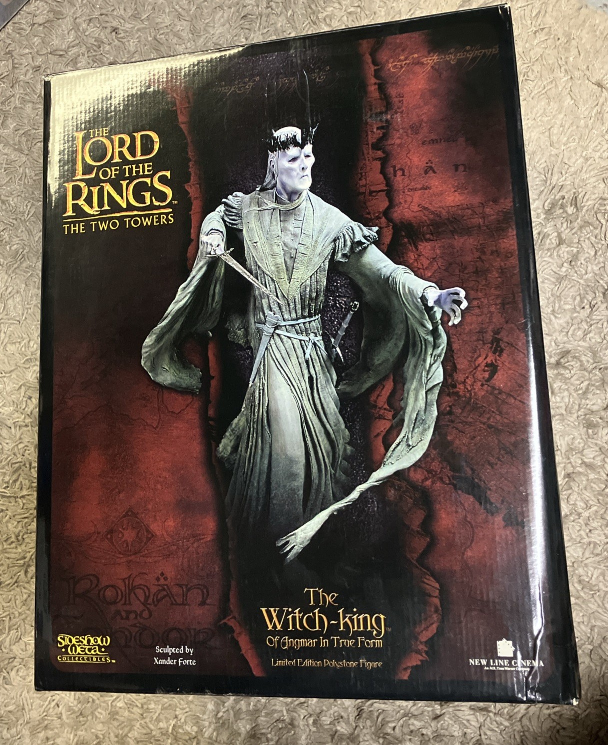 Sideshow Weta Witch-King of Angmar in True Form Lord of the Rings #0677/1000