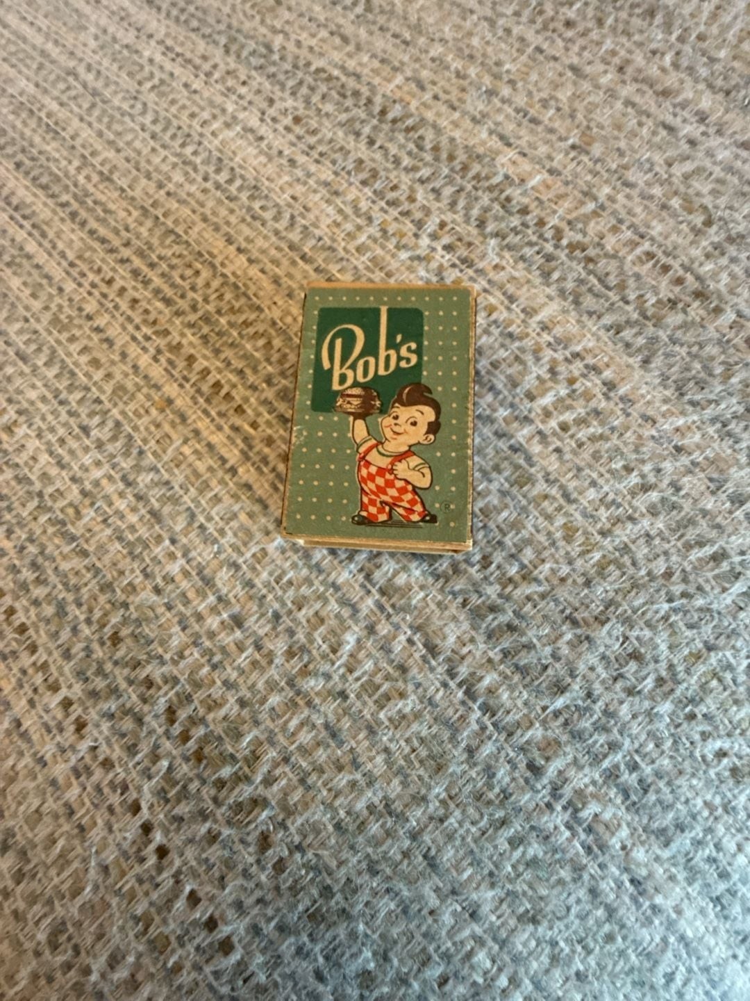 Vintage Bob\'s Big Boy Restaurant Matchbox Vintage Bob\'s Big Boy Restaurant Matchbox